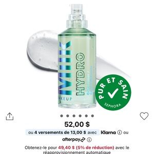 Milk Makeup Hydro Grip Primer in Green and Clear